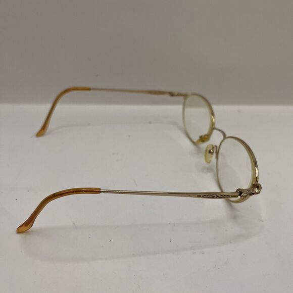 Elizabeth Arden Eyeglasses EA668 2 Gold Designer Frames Only 53-18-135 - Picture 4 of 6